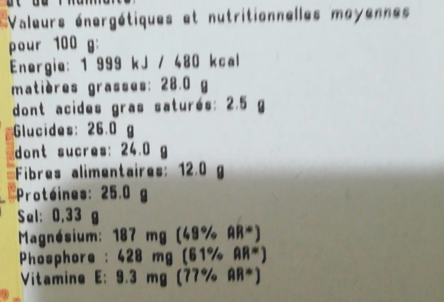 Open Food Facts Mélange tonus packshot