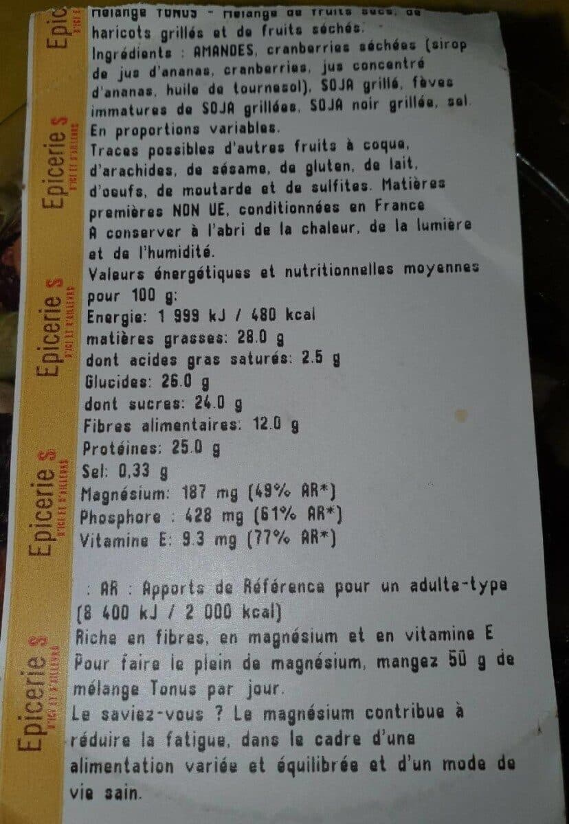 Open Food Facts Melange tonus packshot