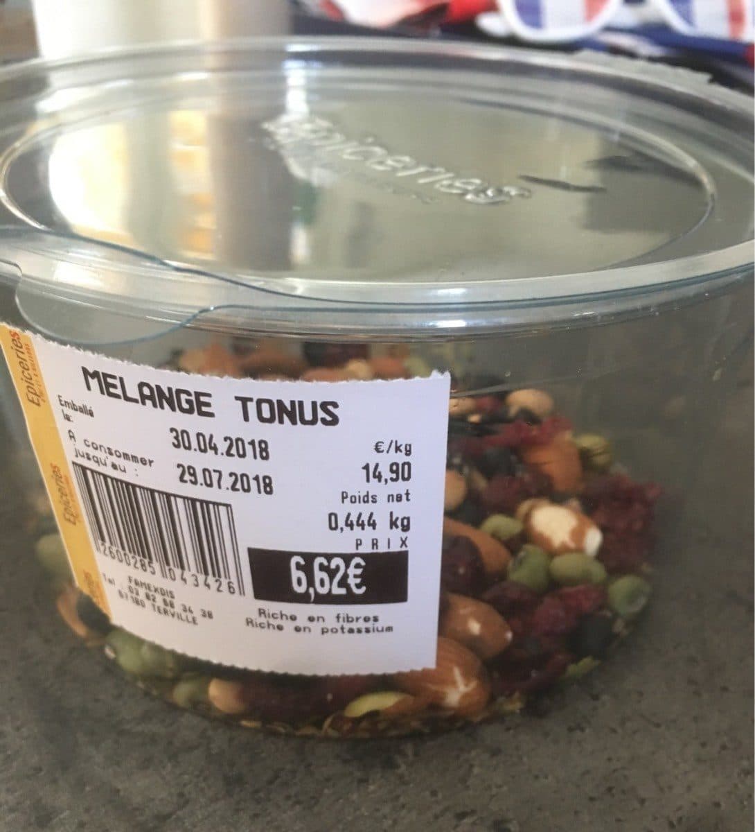 Open Food Facts Mélange tonus packshot