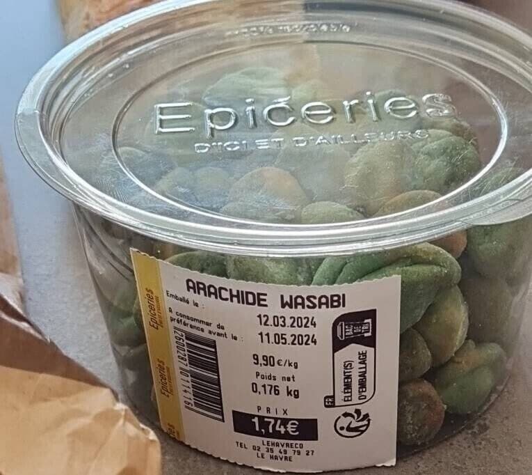 Arraseco arachide Wasabi packshot