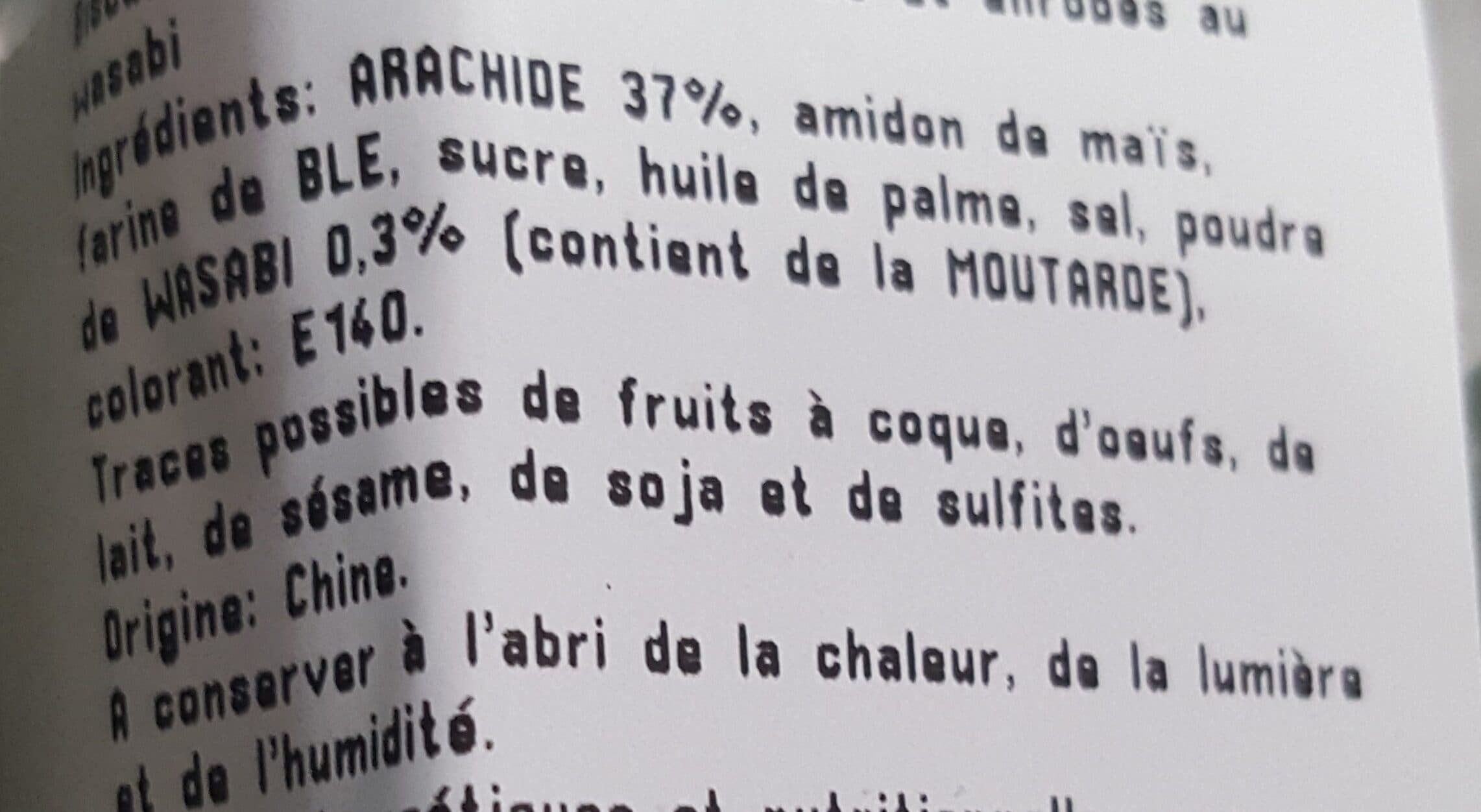 Arraseco arachide Wasabi packshot