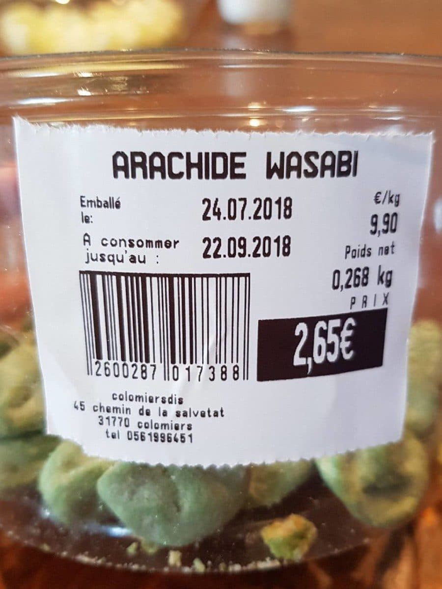 Open Food Facts Arachide Wasabi packshot
