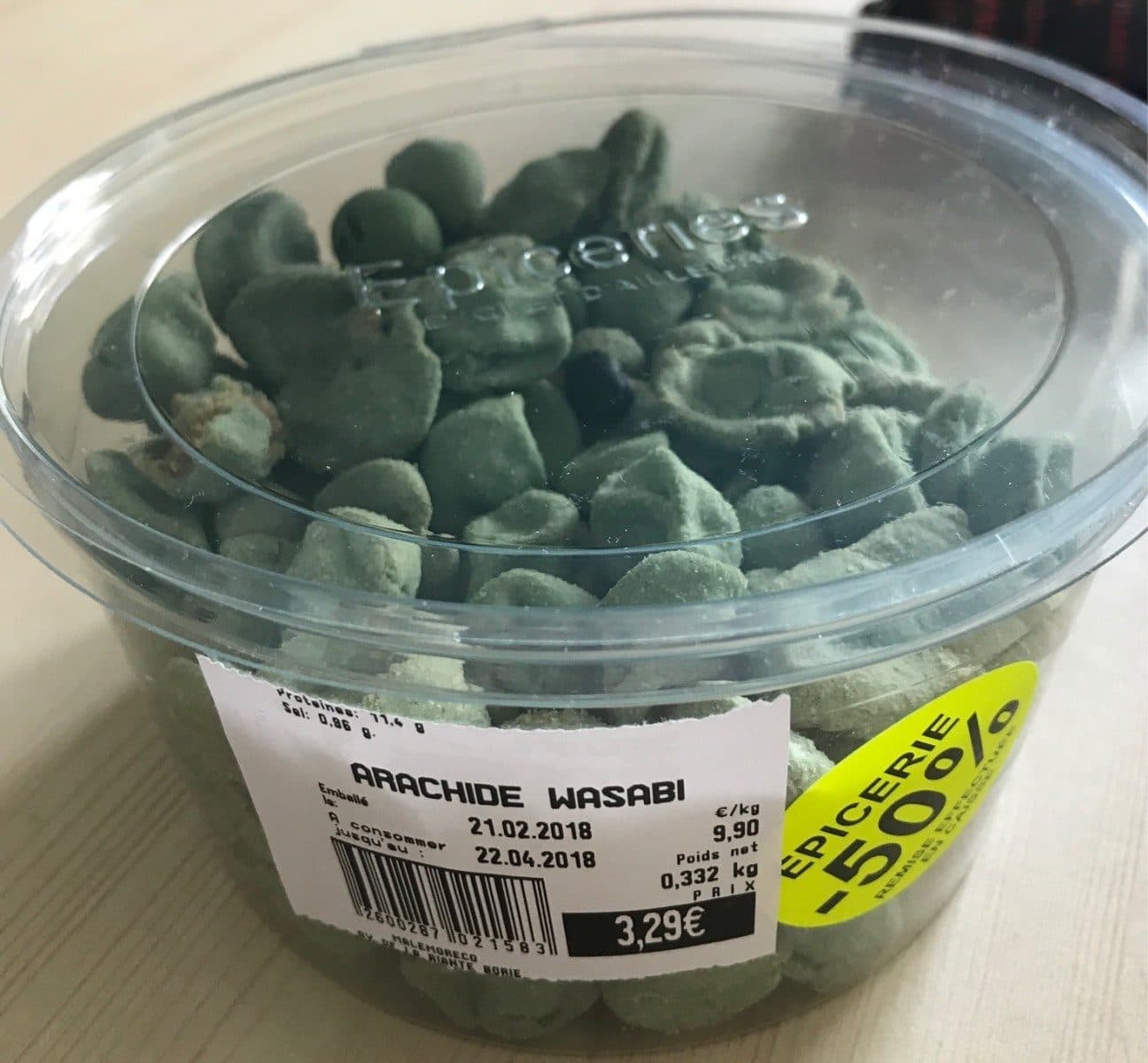 Malemoreco Arachide wasabi packshot