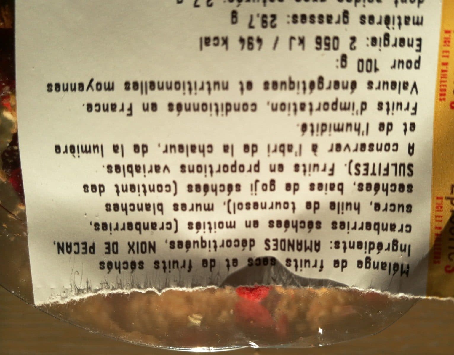 Open Food Facts Mélange Bien être packshot