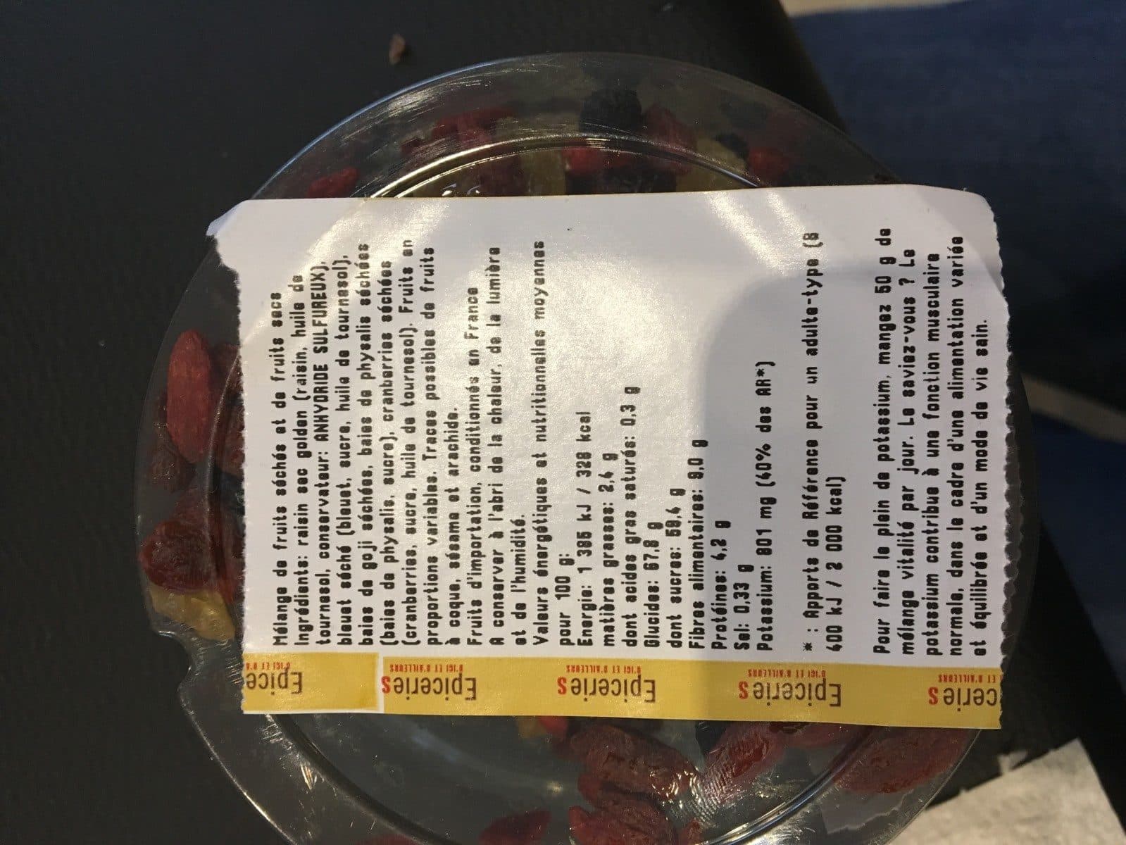 Open Food Facts Melange vitalite packshot