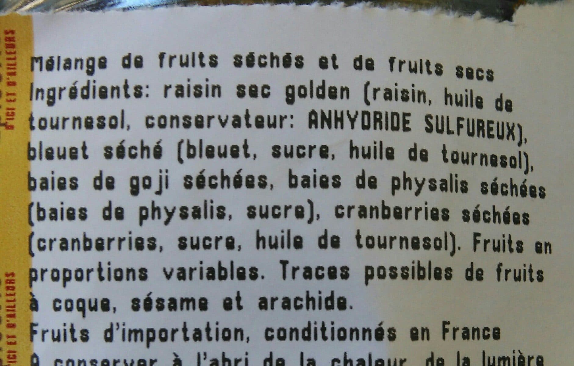 Open Food Facts Mélange vitalité packshot