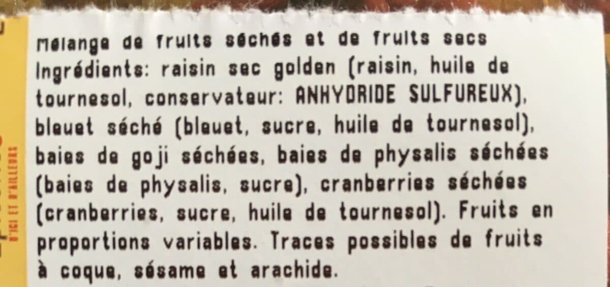 Open Food Facts Melange vitalite packshot