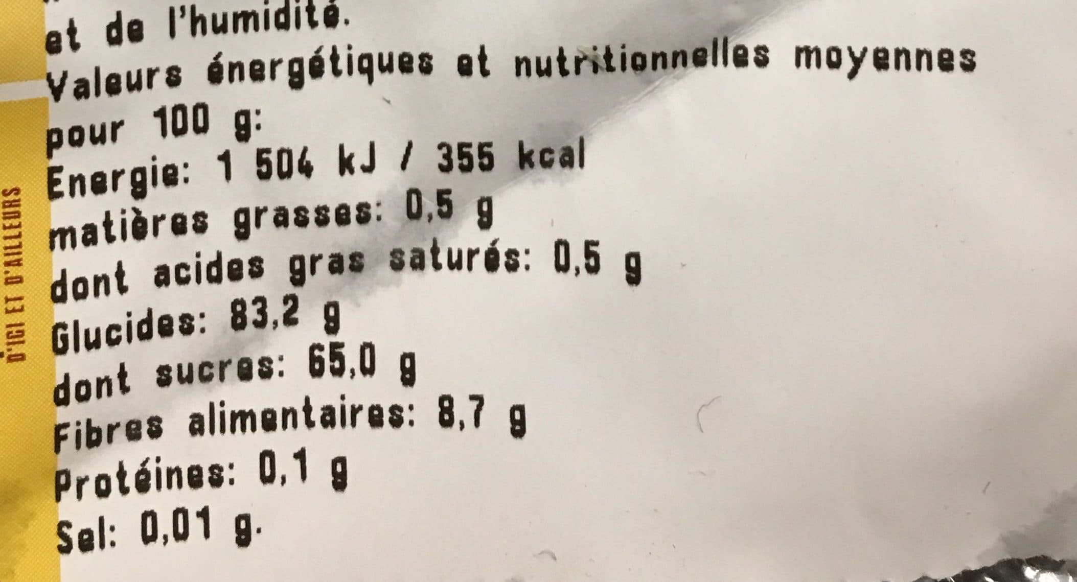 Sans marque Cranberries séchées en moitiés packshot