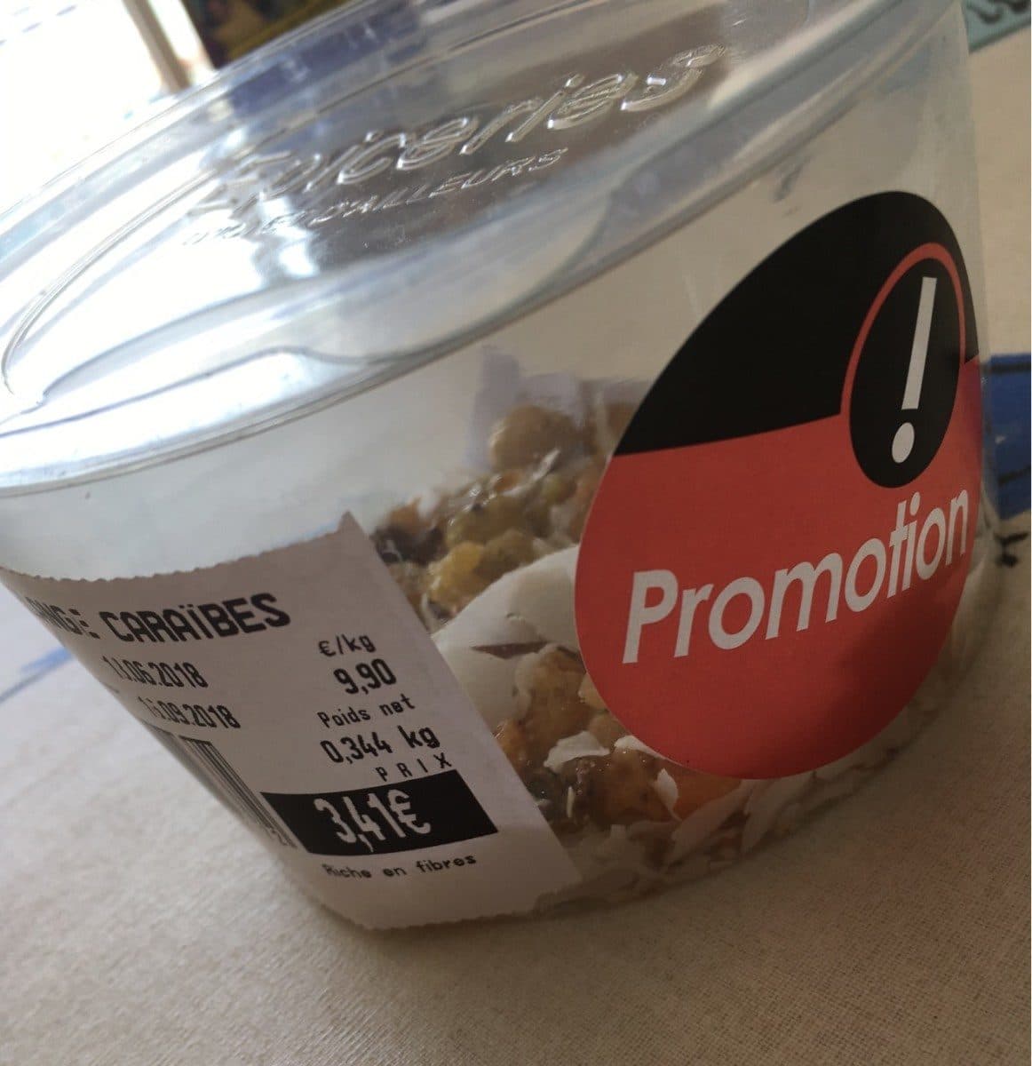 Open Food Facts Melange craïbes packshot