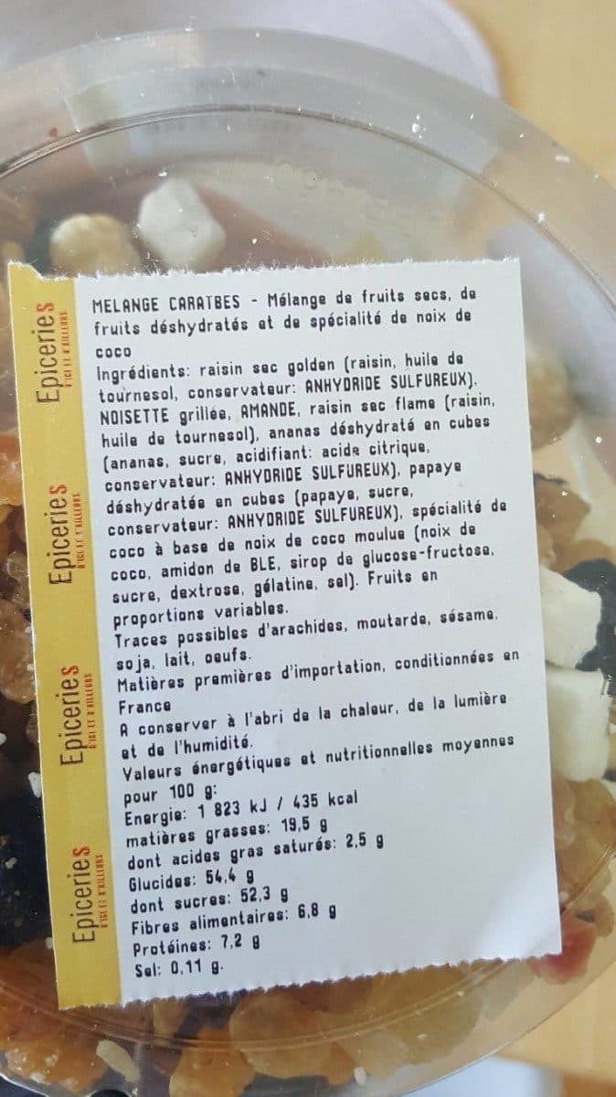 Open Food Facts mélange Caraïbes packshot