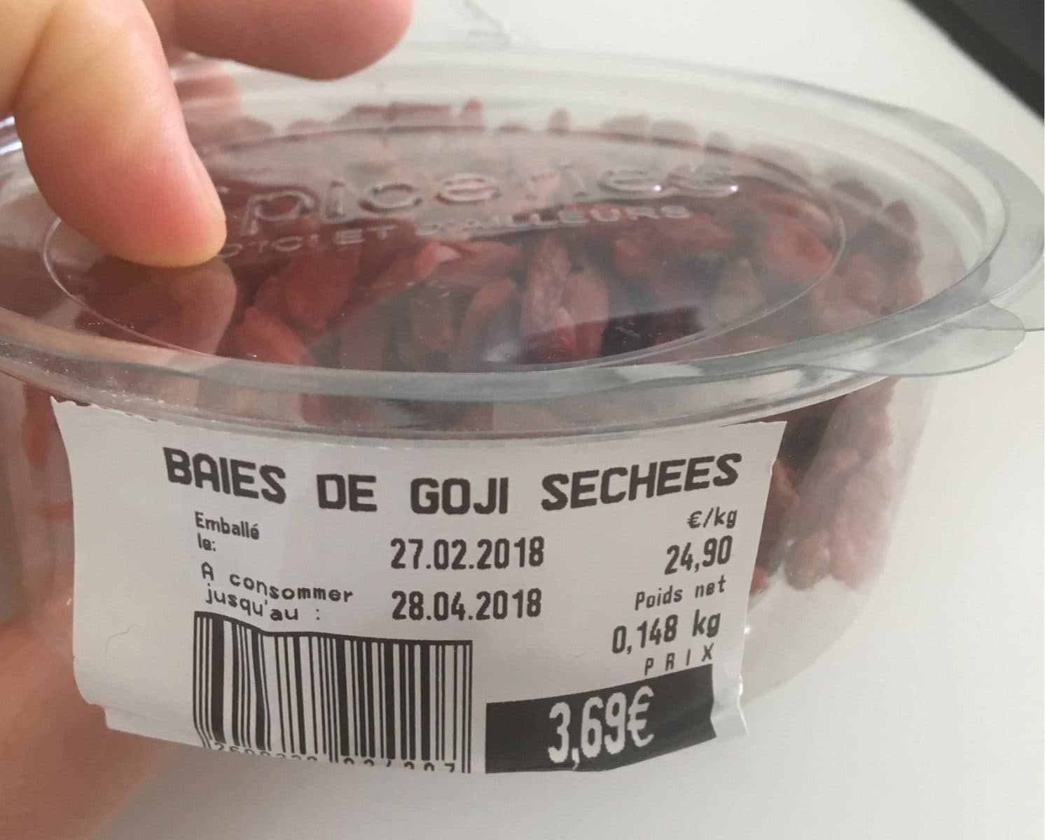 Open Food Facts Baies de goji séchées packshot