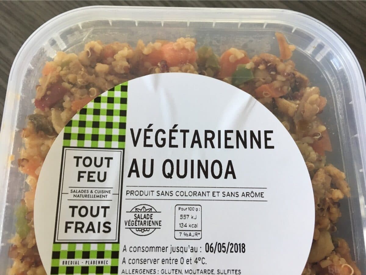Open Food Facts Vegetarienne au suinoa packshot