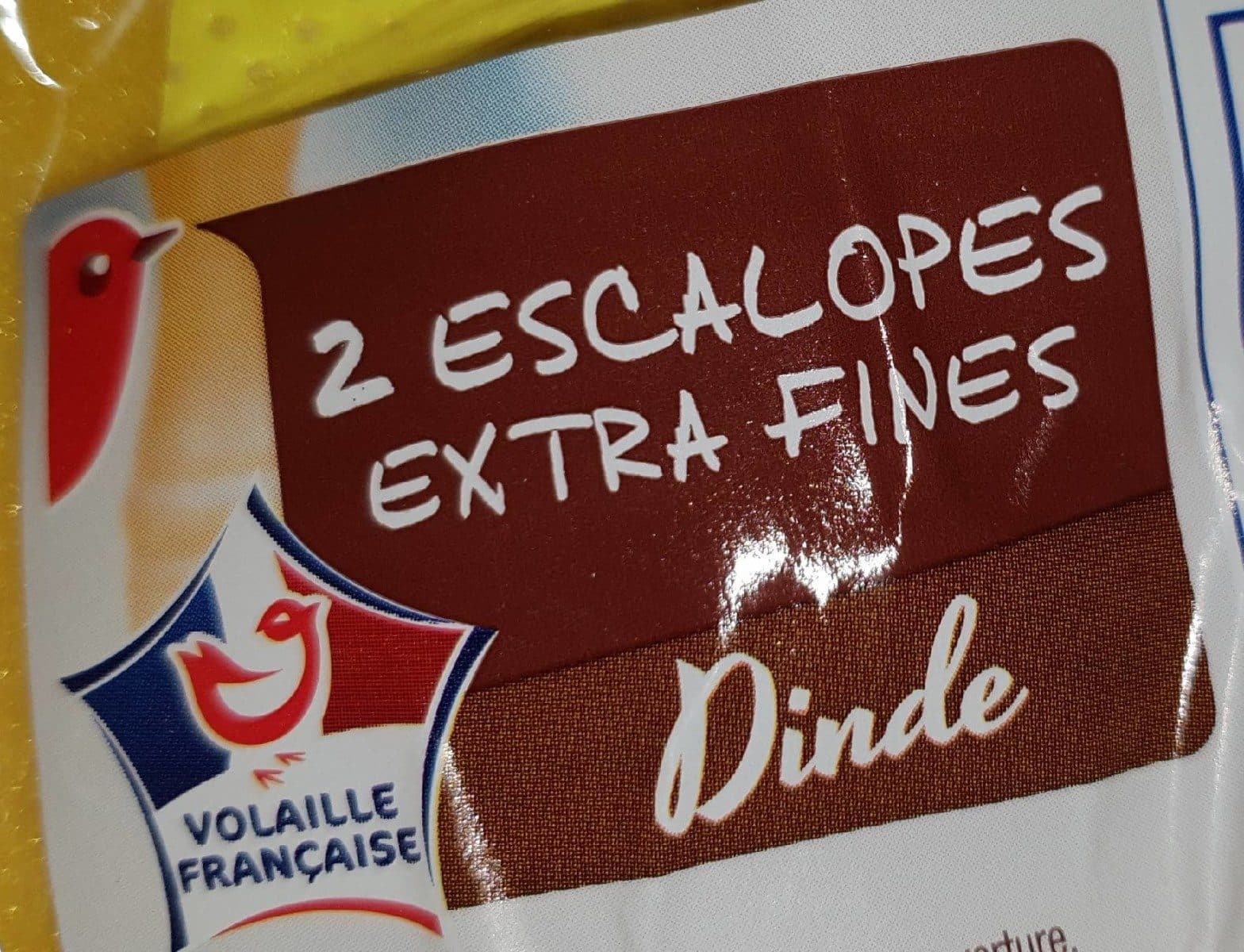 Auchan Escalopes extra fine dinde packshot