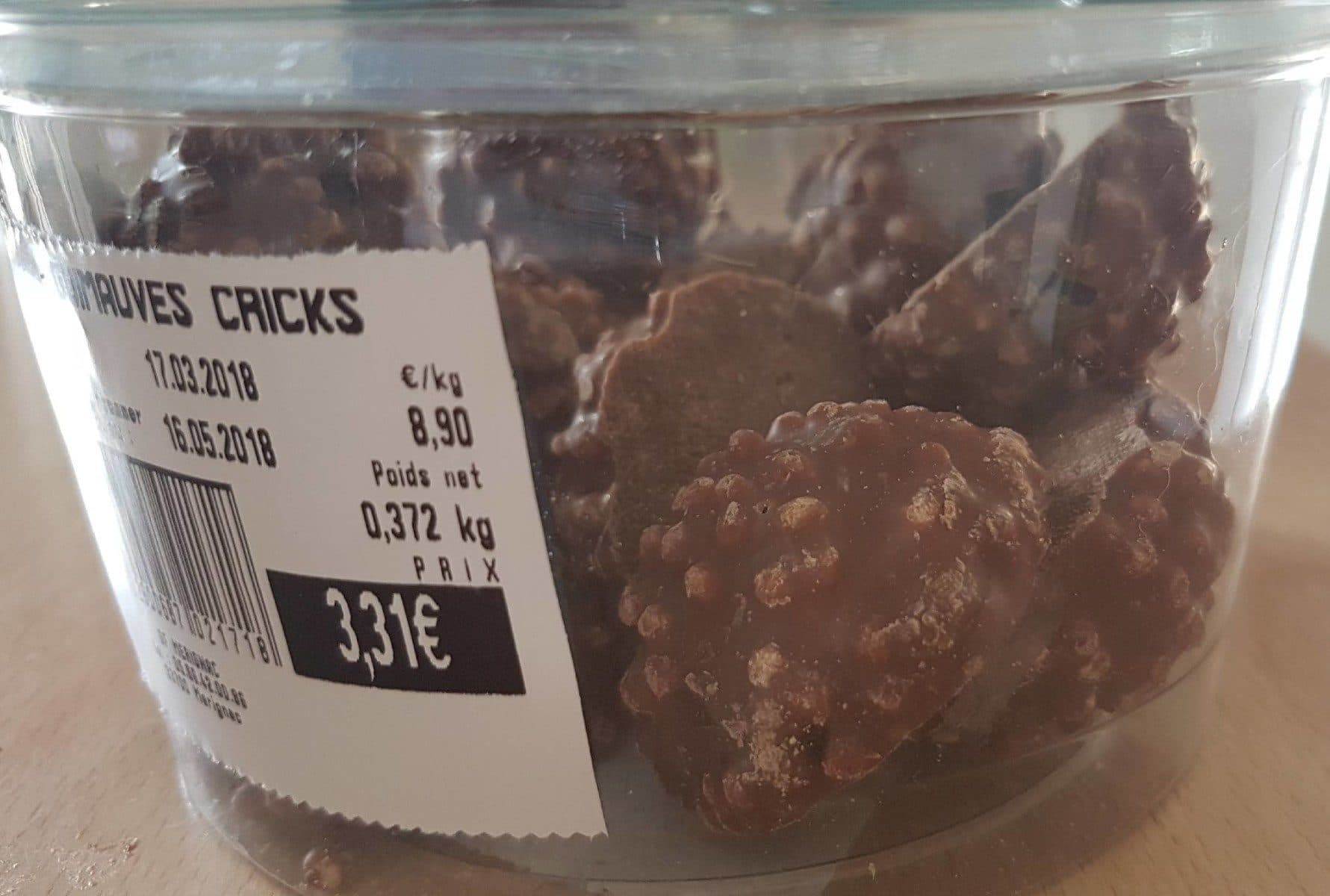 Open Food Facts Guimauve cricks packshot