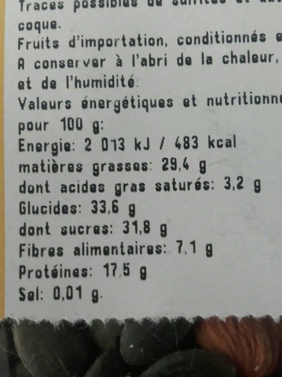 Open Food Facts Mélange sportif packshot
