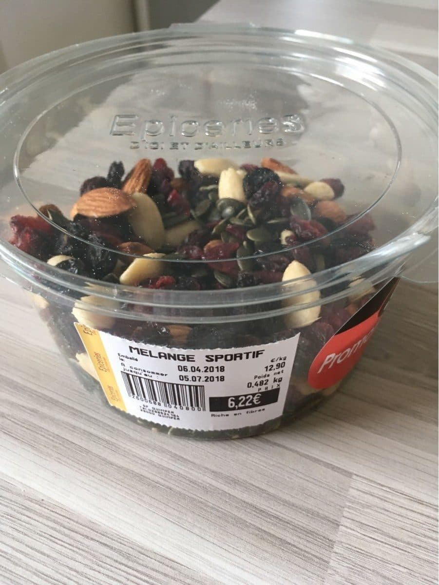 Open Food Facts Melange sportif packshot