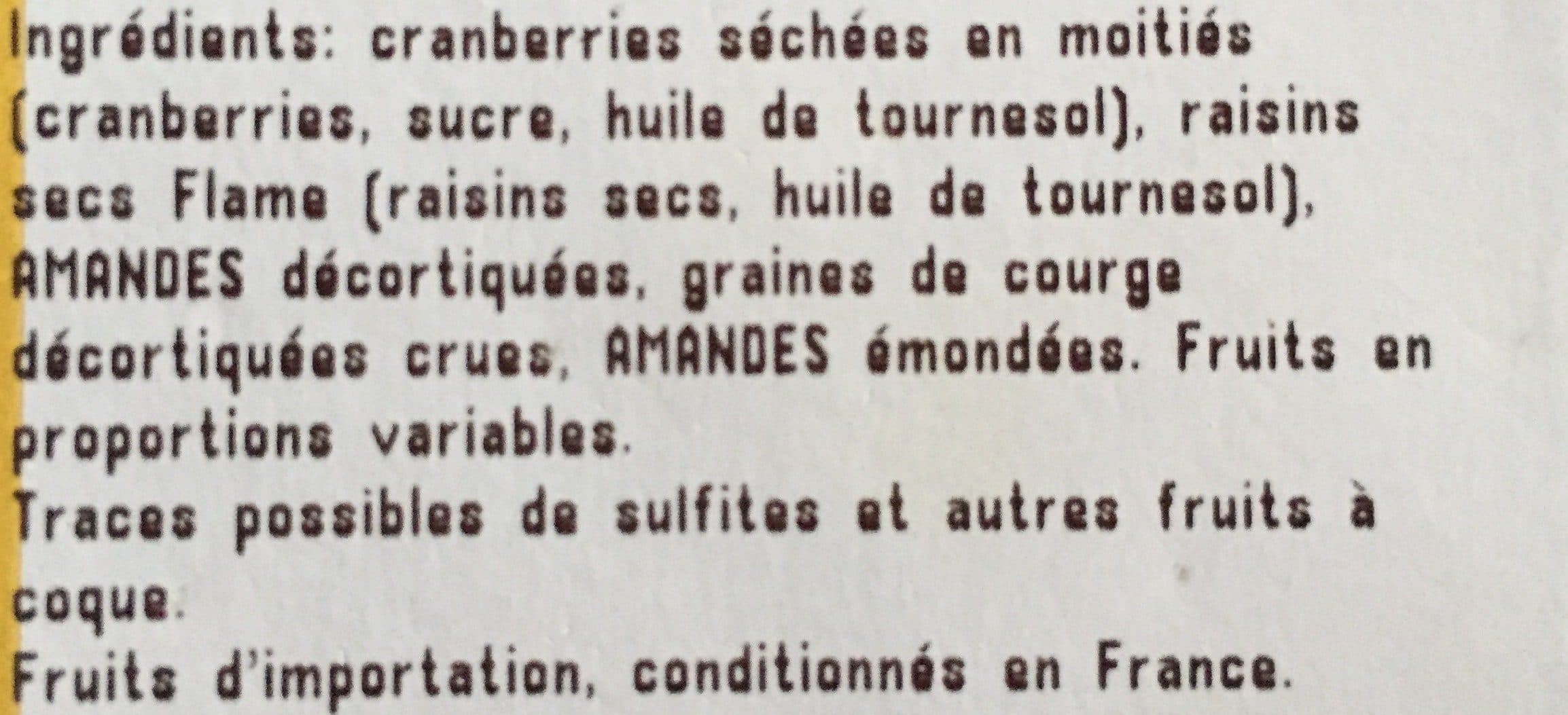 Open Food Facts Melange sportif packshot