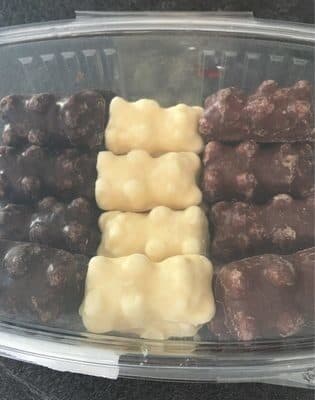 Grand Frais Assortiment nounours en guimauves au chocolat packshot