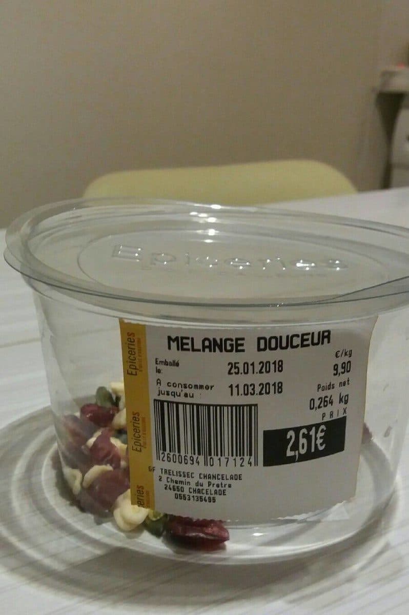 Open Food Facts Melange Doucceur packshot