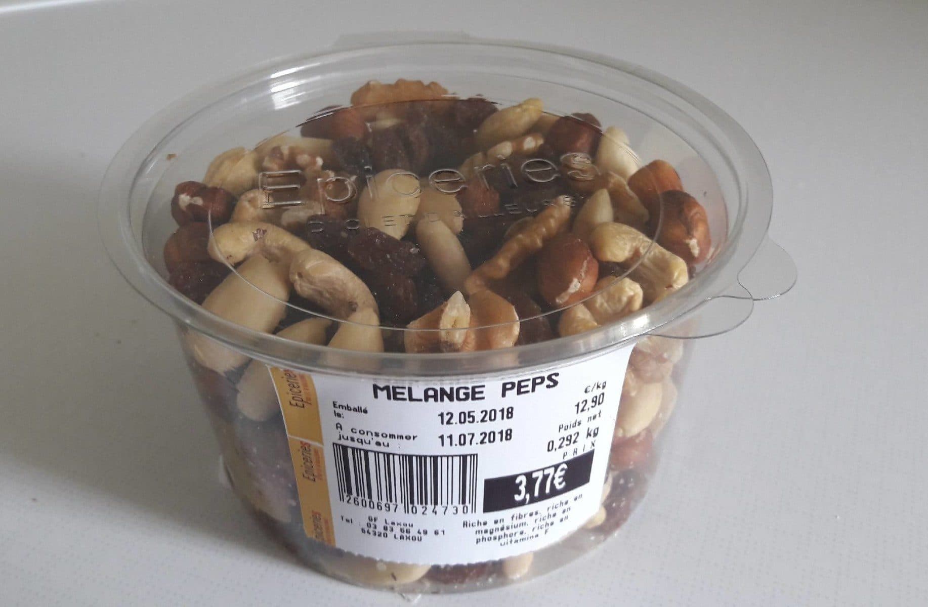 Open Food Facts Mélange PEPS packshot
