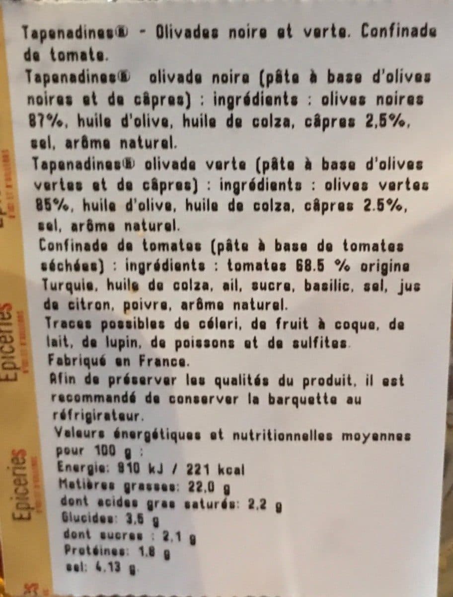 Open Food Facts Olivades packshot