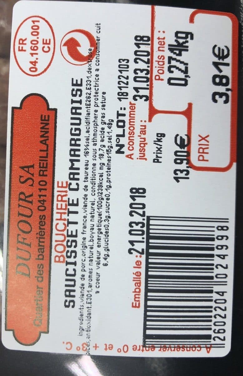 Open Food Facts Les ferrads packshot