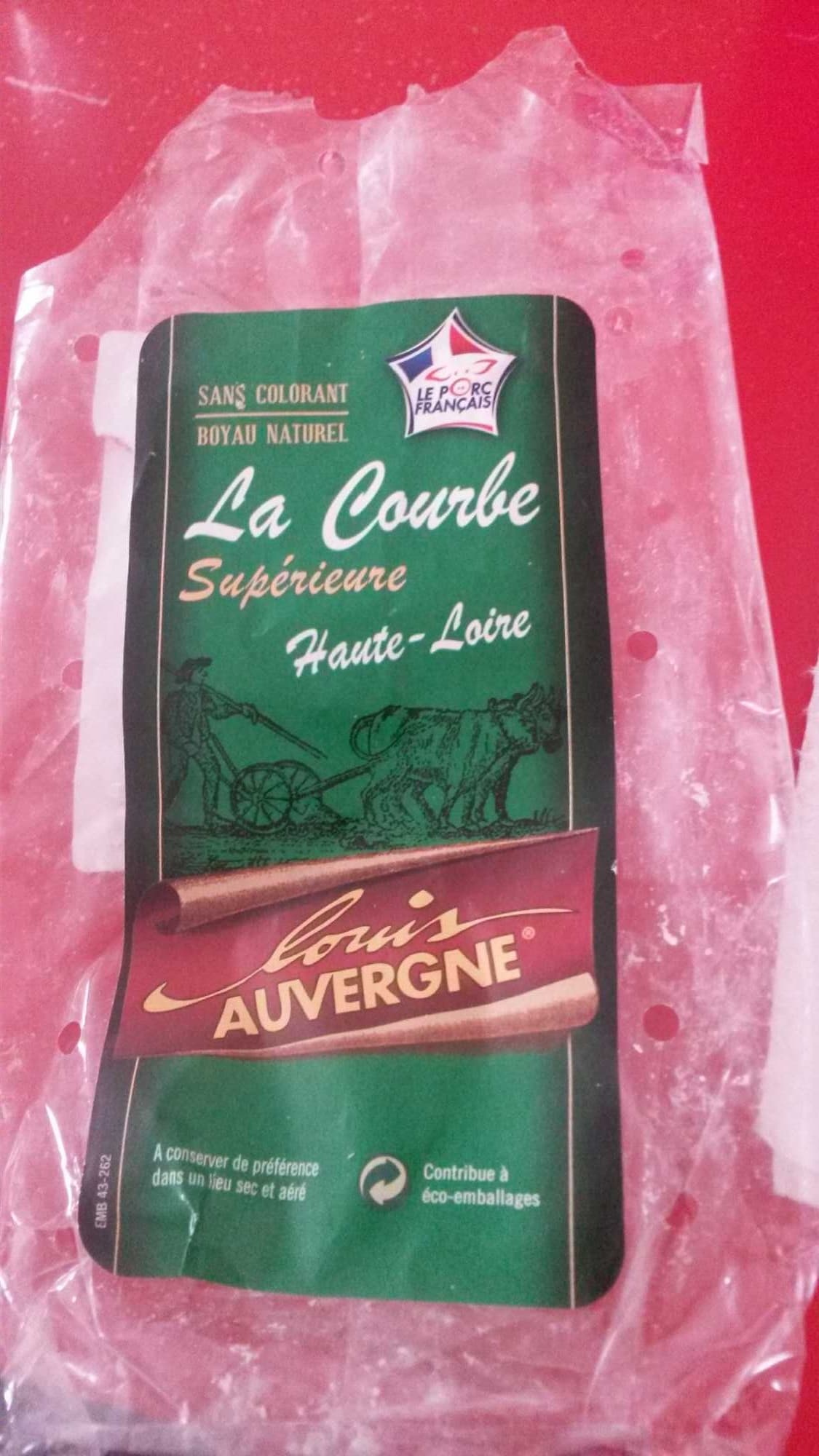 louis Auvergne La courbe supérieure Haute Loire packshot