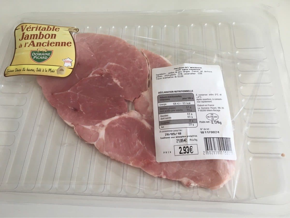 Domaine picard Veritable jambon a l'ancienne packshot