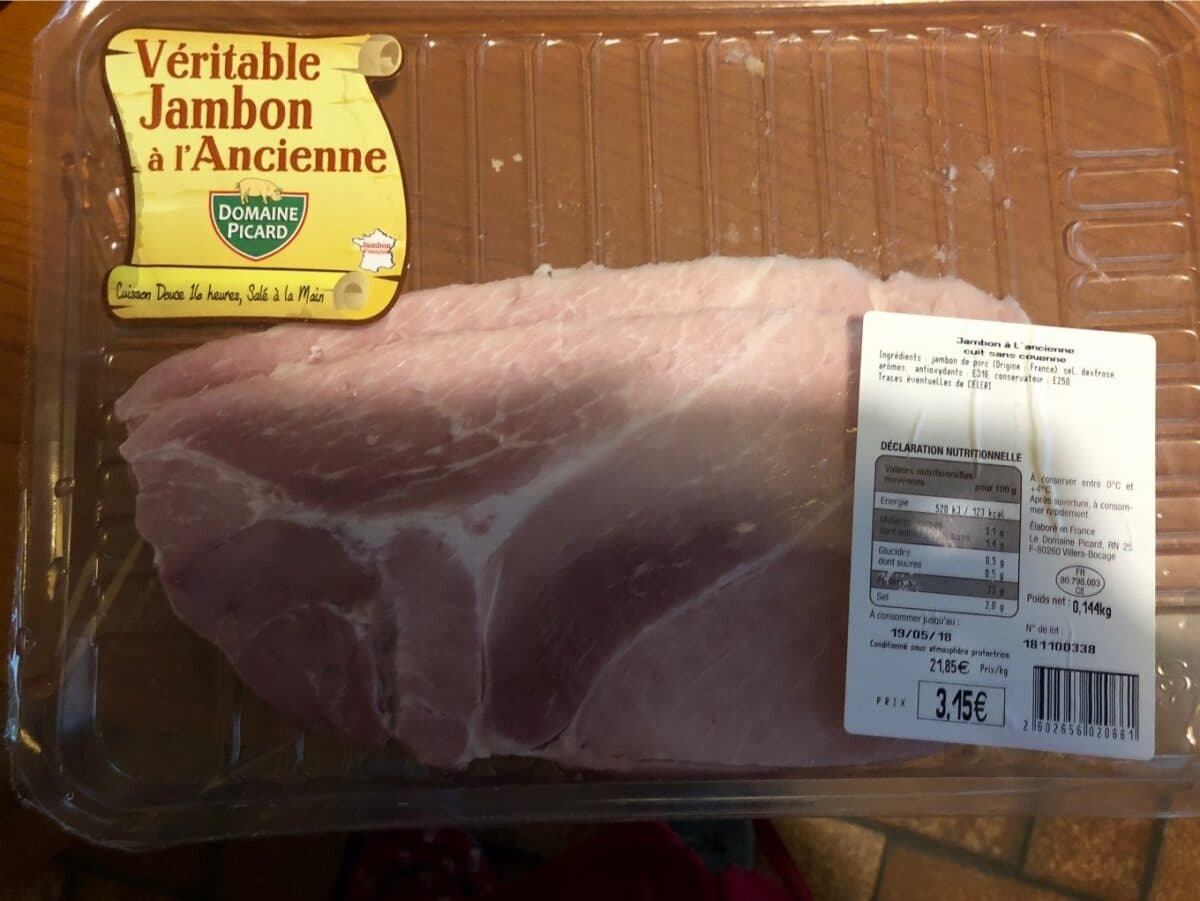 Domaine Picard Véritable jambon à l'ancienne packshot
