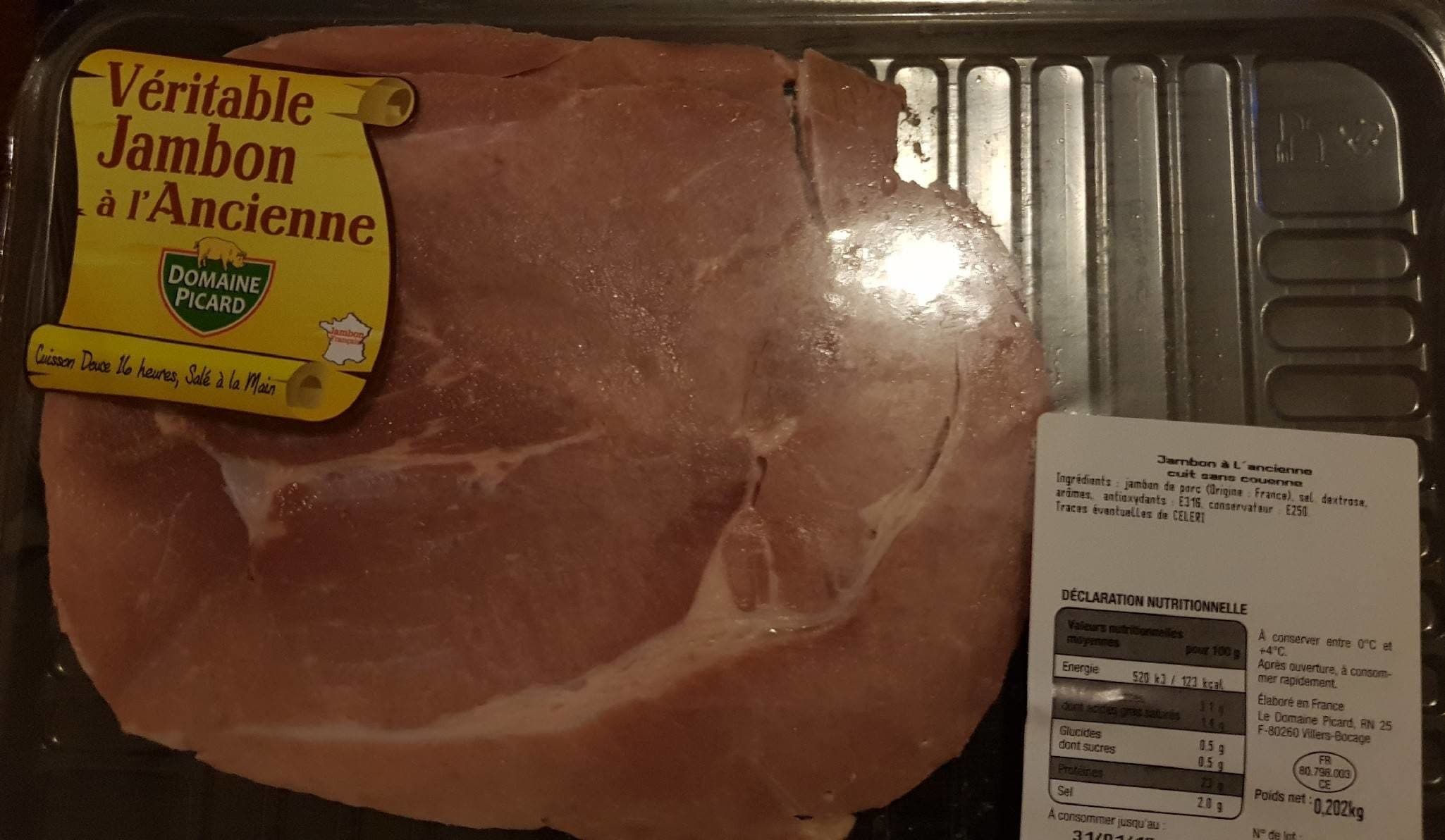 Domaine Picard Véritable jambon à l'ancienne packshot