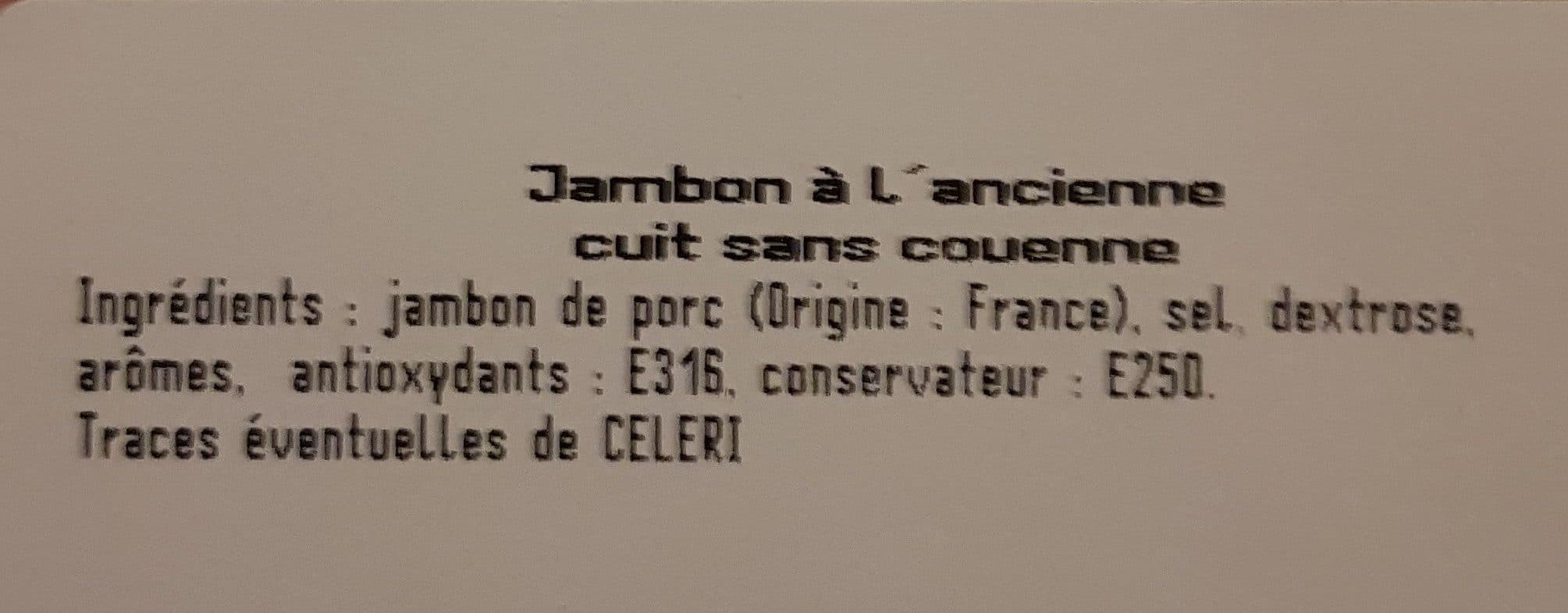 Domaine Picard Véritable jambon à l'ancienne packshot
