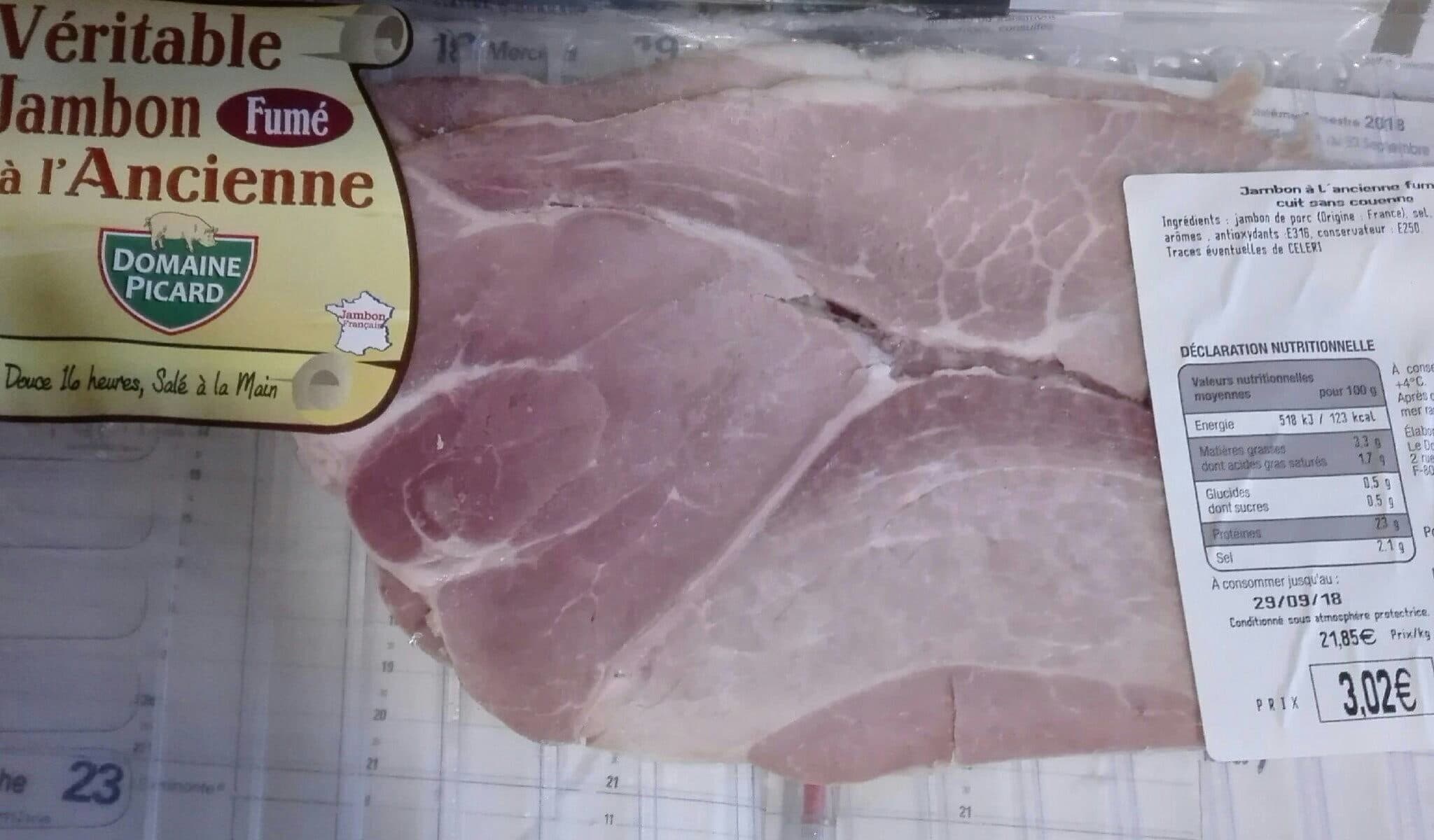 Domaine Picard Véritable jambon à l'ancienne packshot