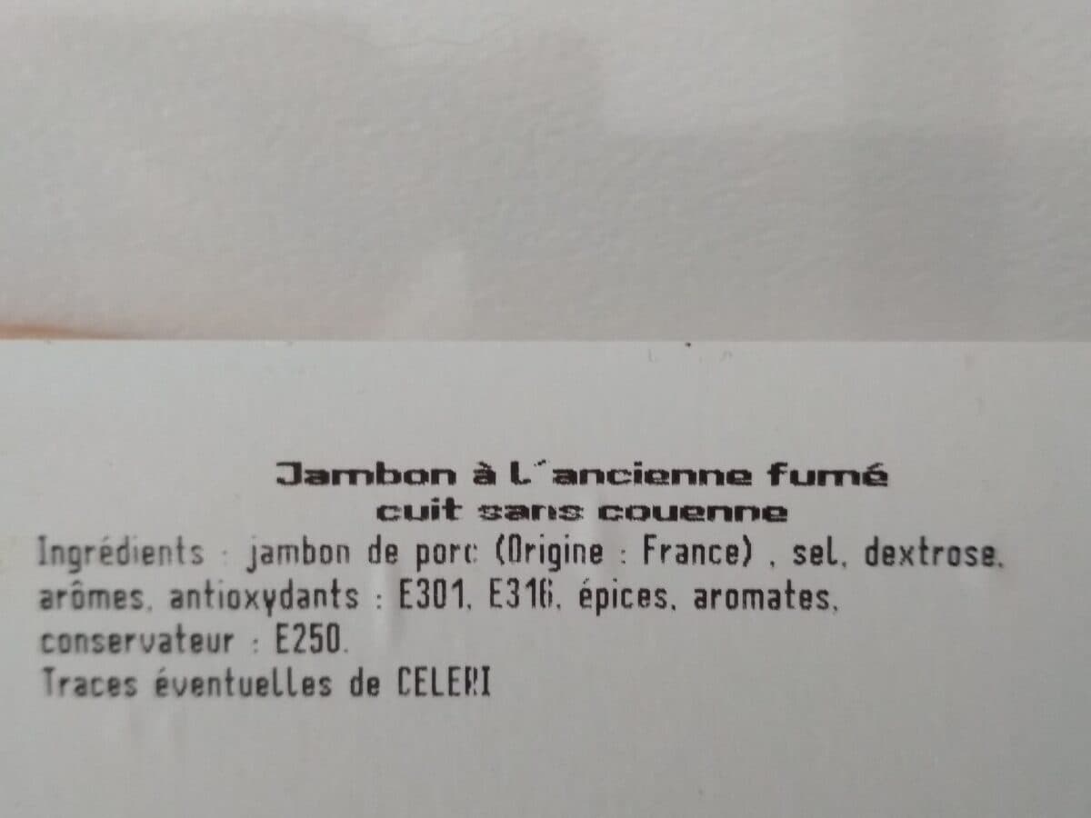 Domaine Picard Jambon fumé à l'ancienne packshot