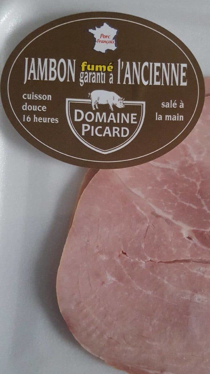 Domaine Picard Jambon fumé garanti à l'ancienne packshot