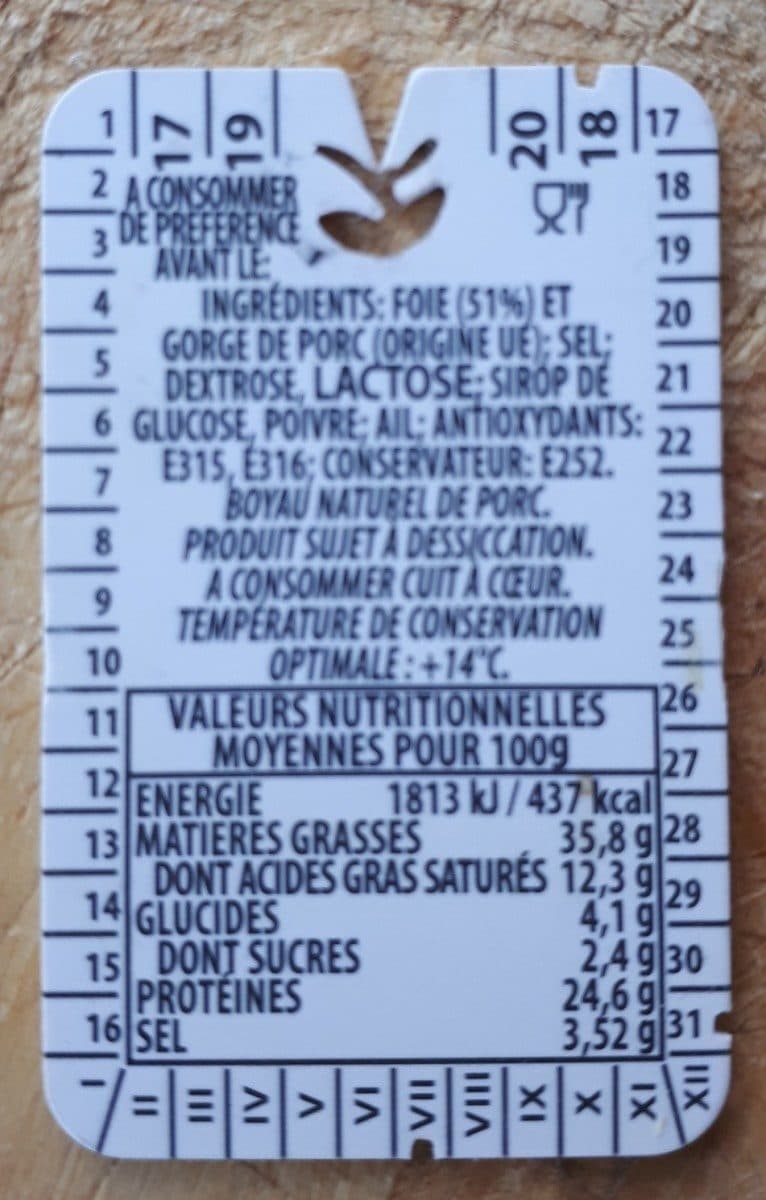 Open Food Facts Figatelli Corse packshot