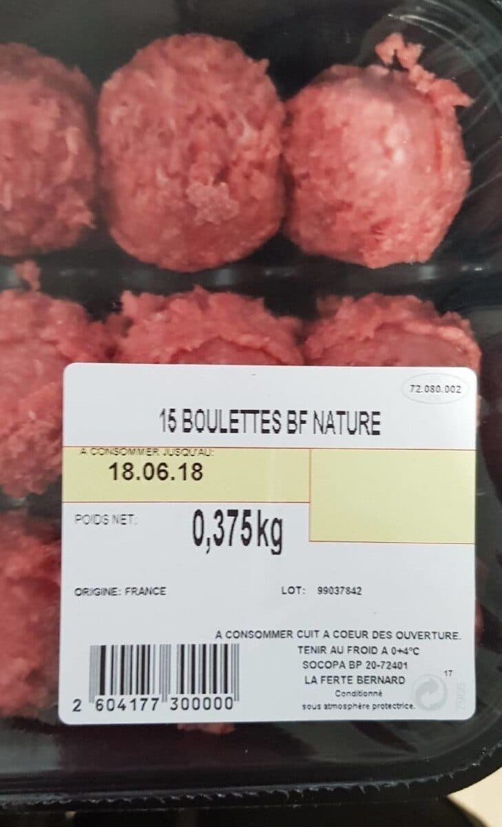 Socopa Boulette de boeuf nature packshot
