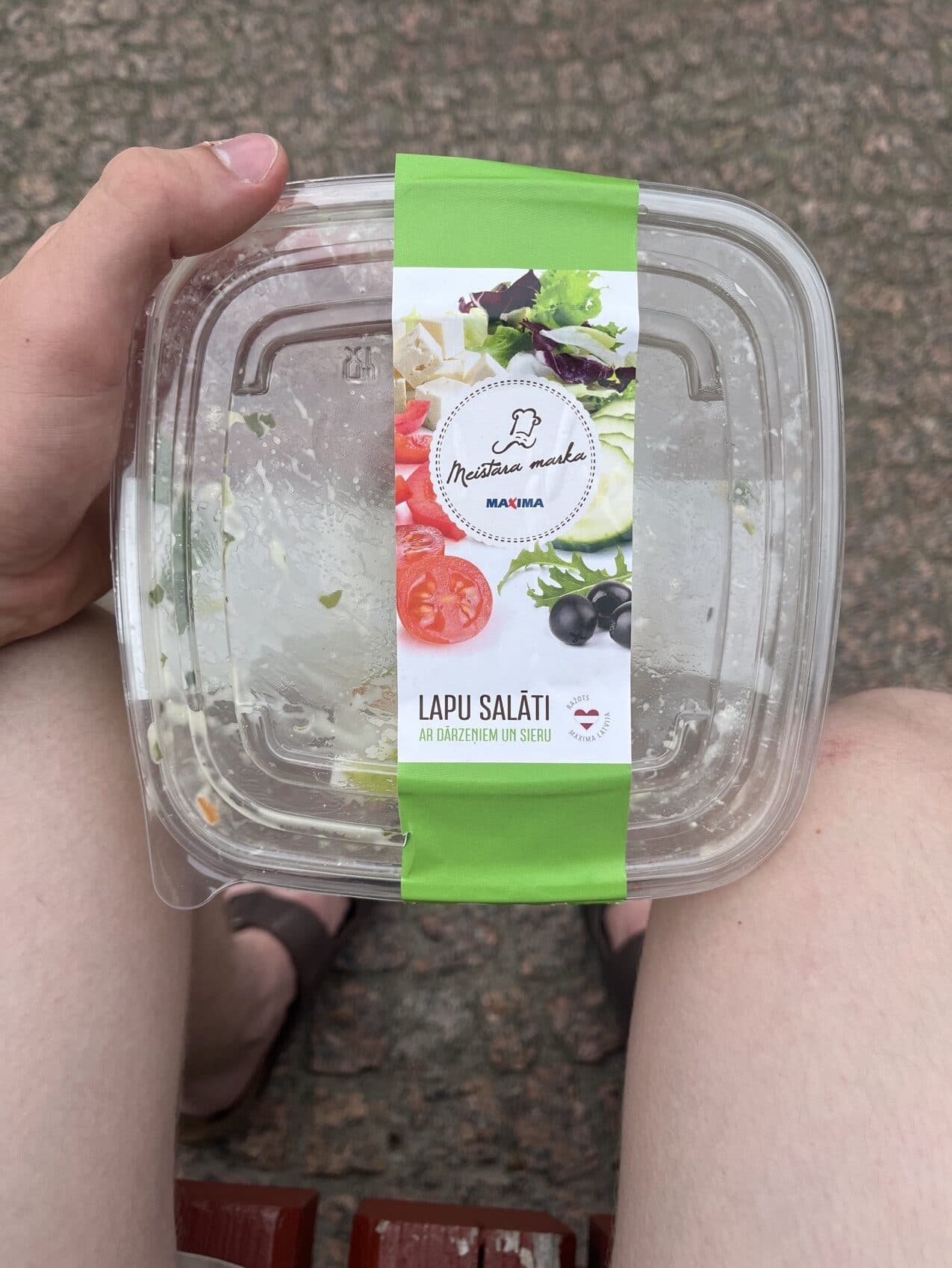 Maxima Lapu Salāti Ar Dārzeņiem Un Sieru packshot