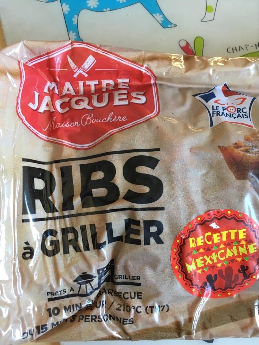 Open Food Facts Ribs à griller packshot