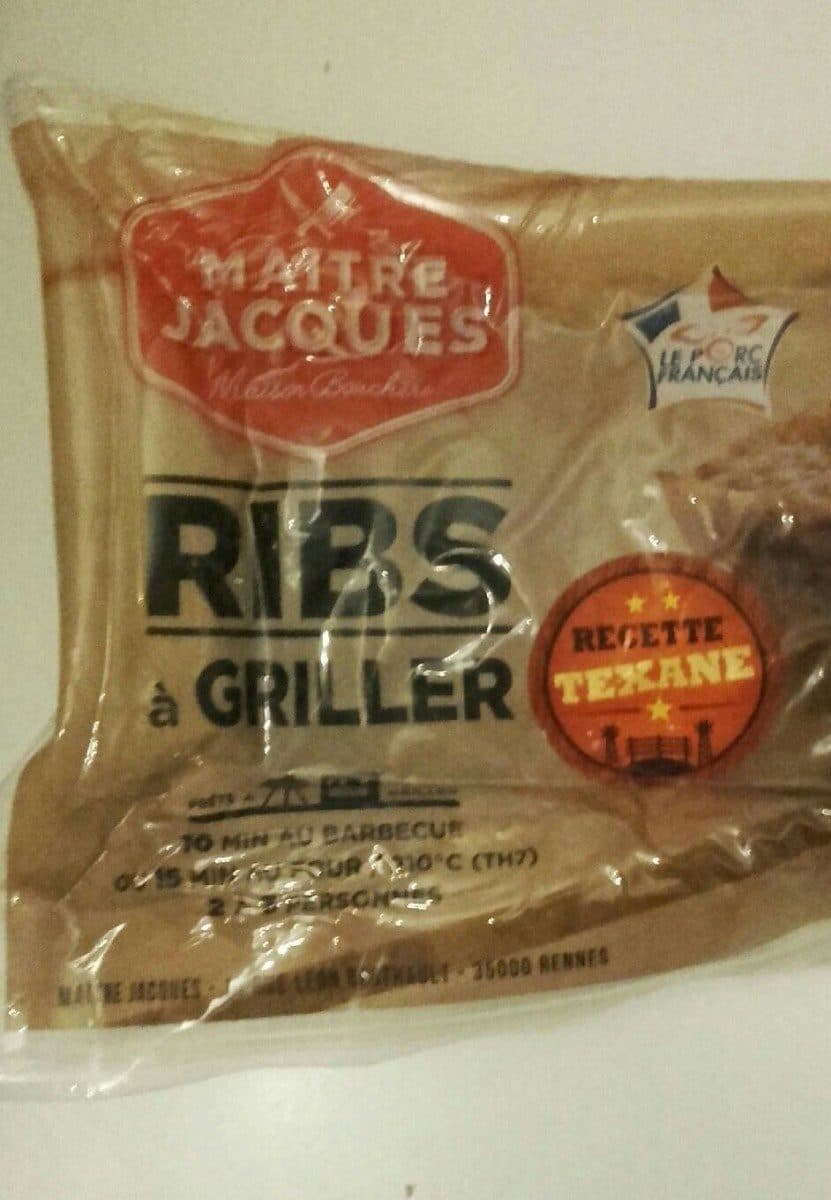 Open Food Facts Ribs à griller recette texane packshot
