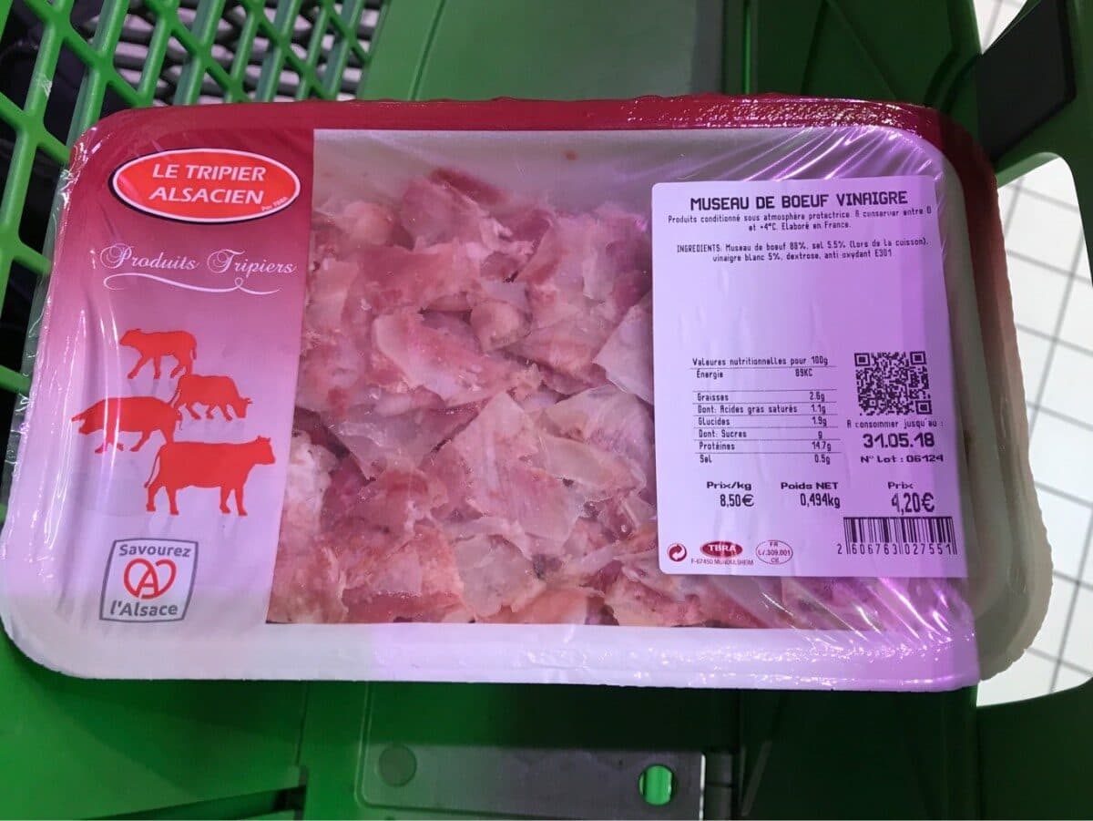 Open Food Facts Museau de boeuf vinaigre packshot