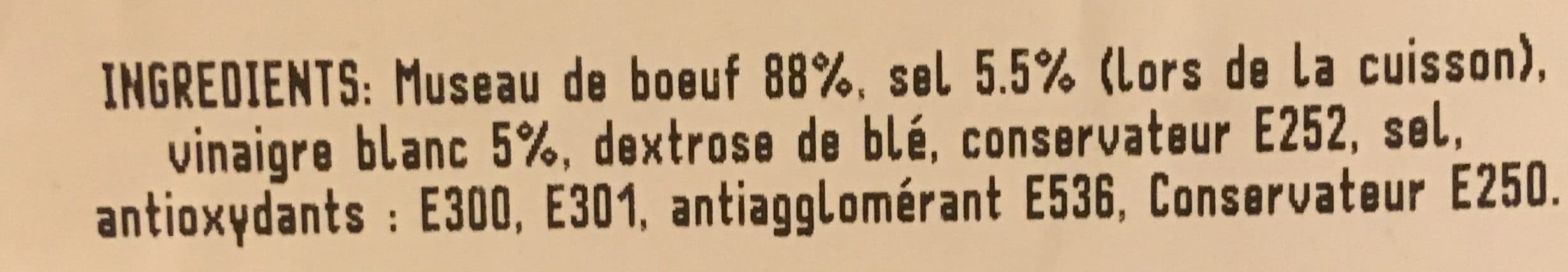 Le Tripier Alsacien Museau de boeuf vinaigré packshot