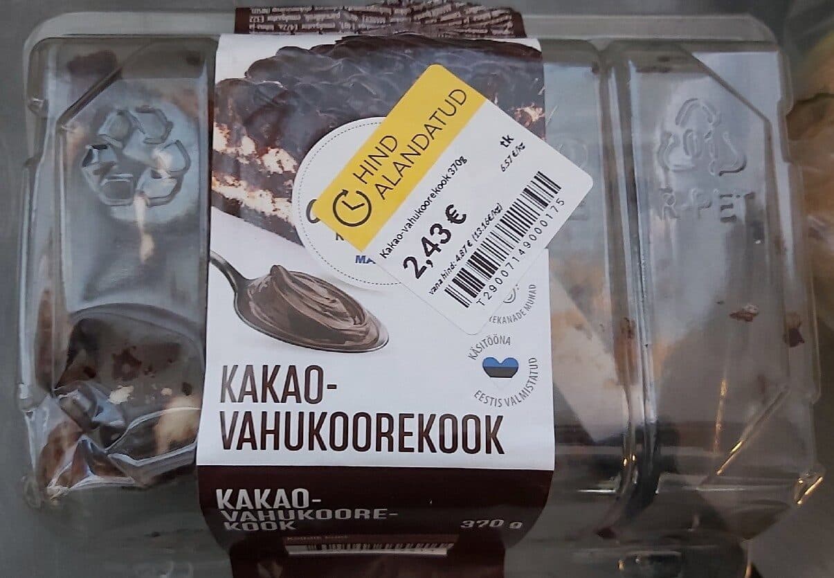 Maxima Meistrite Kvaliteet Kakao-vahokkorekook packshot