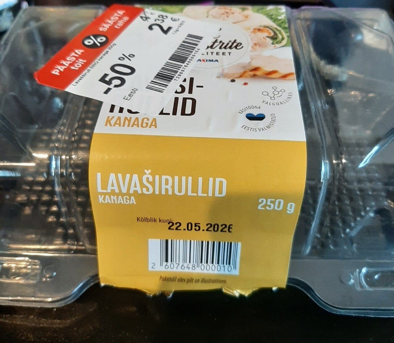 Maxima Meistrite Kvaliteet Lavaširullid Kanaga packshot