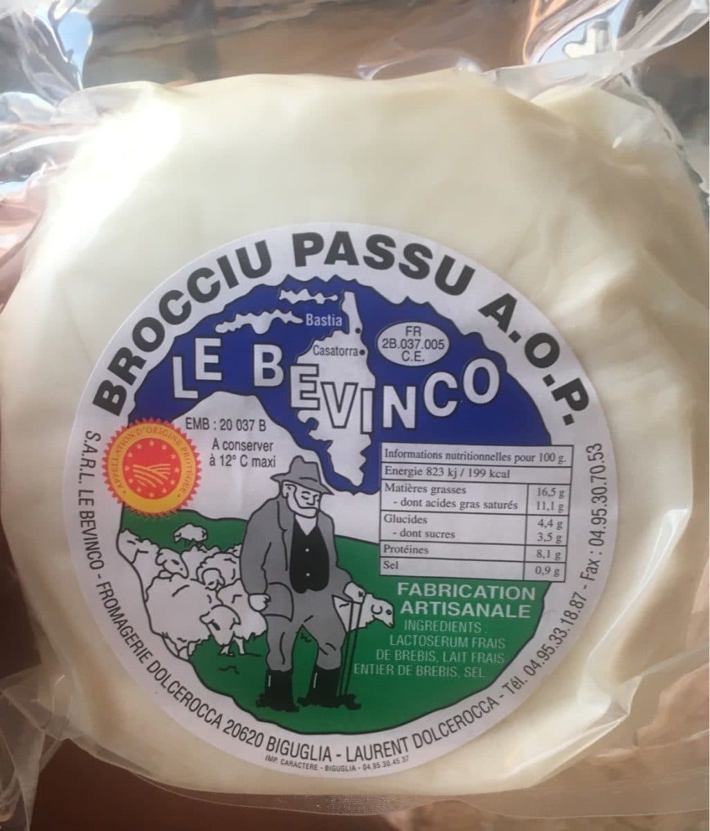 Open Food Facts Brocciu passu a op packshot