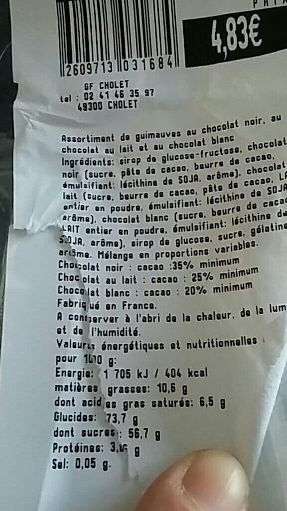 Open Food Facts Guimauve packshot