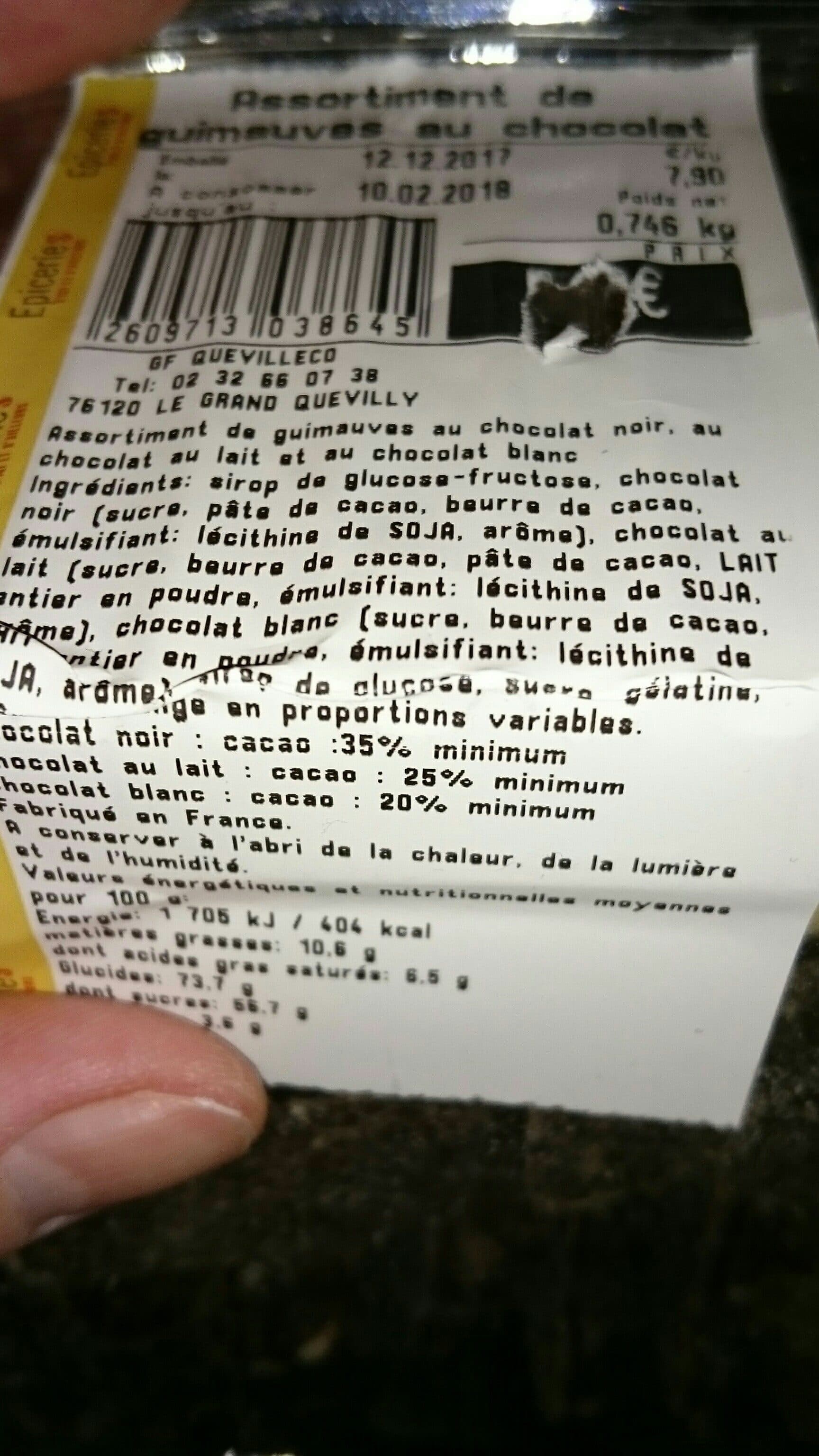 Lidl Assortiment guimauves au chocolat packshot
