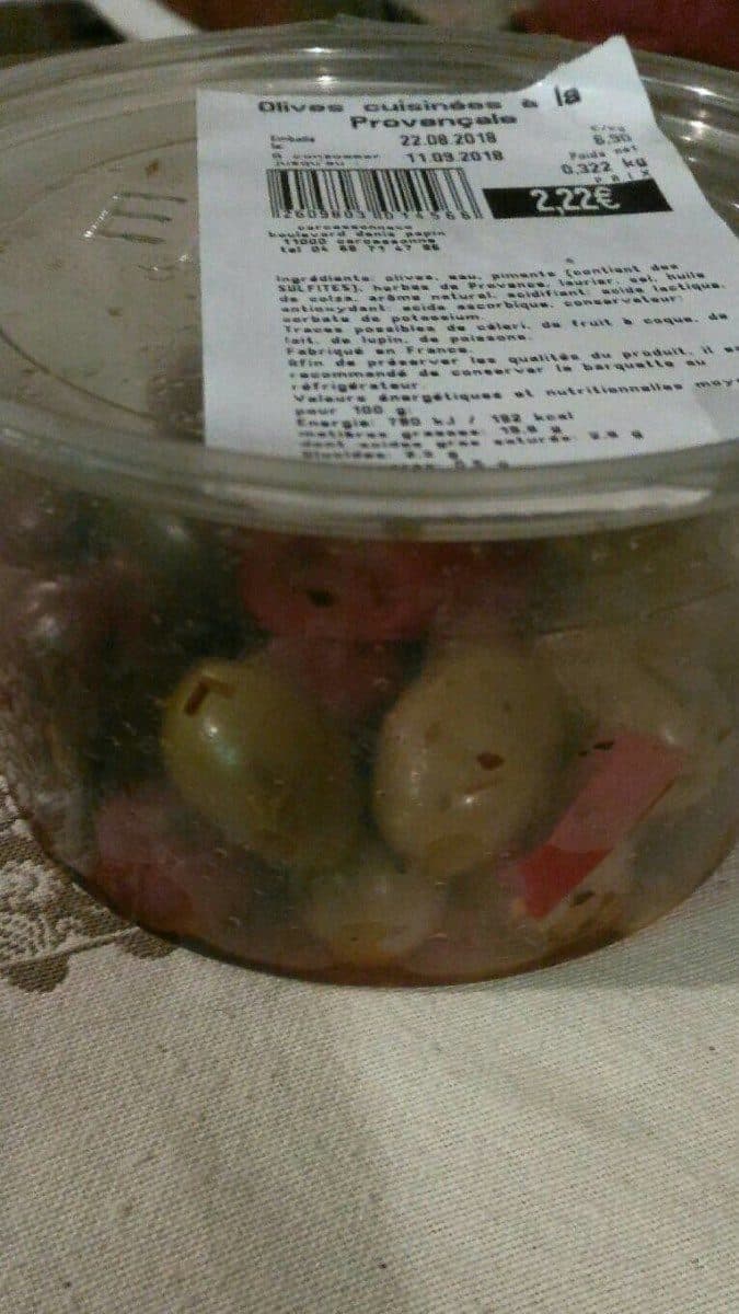 Open Food Facts Olive a la provençale packshot