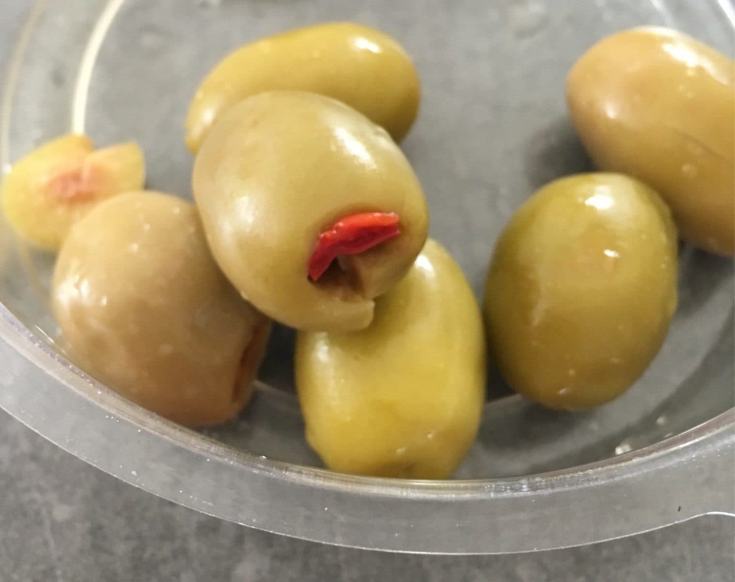Open Food Facts Olives Vertes Pasteurisées Farcies aux Poivrons packshot