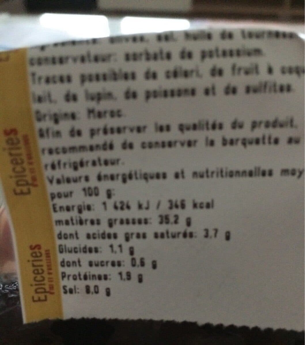 Open Food Facts Olives a la grecque packshot