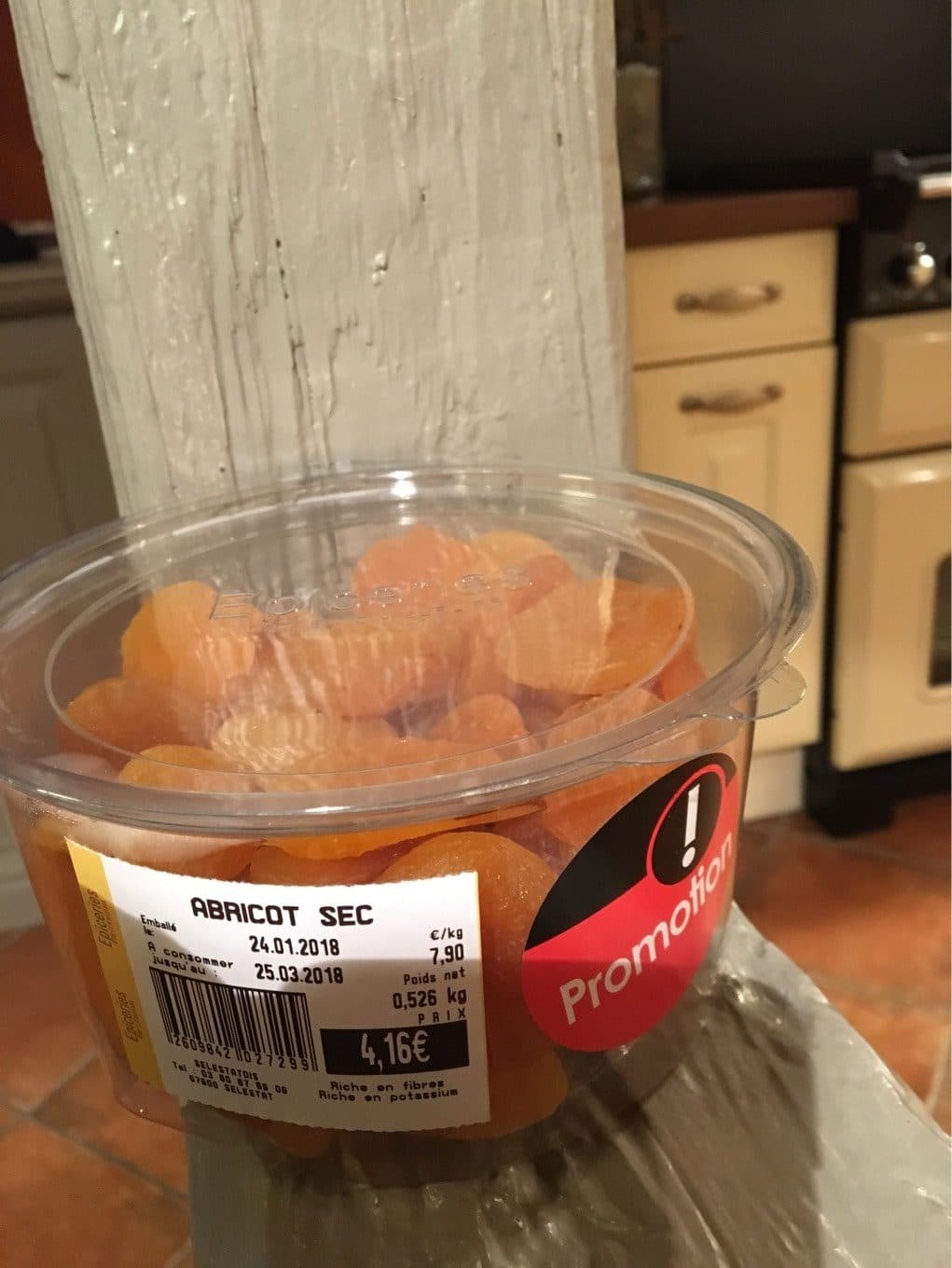 Selestadis Abricot sec packshot